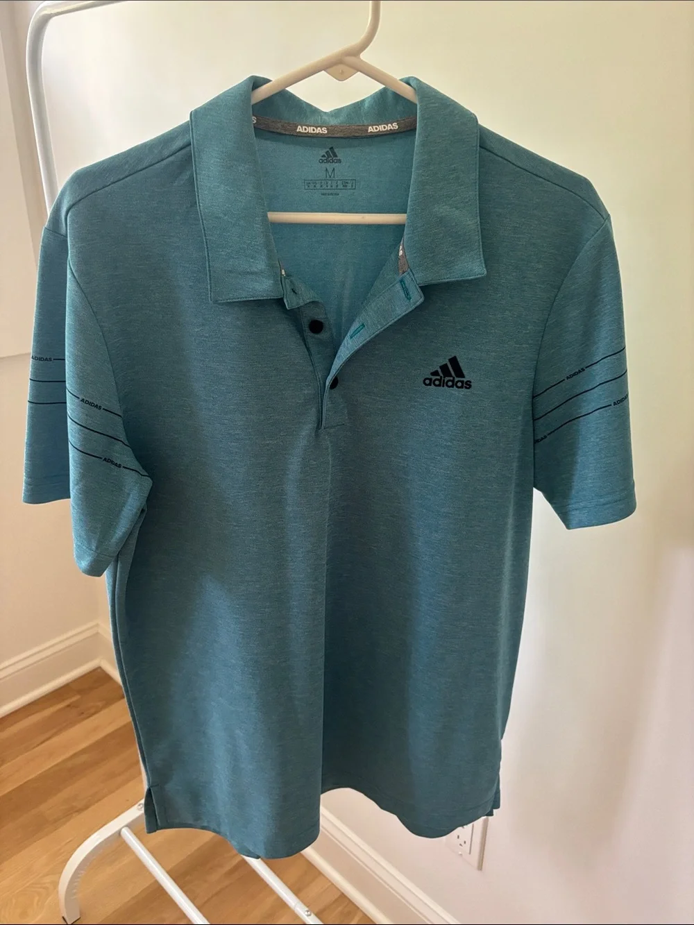 adidas Men’s Teal Performance Polo